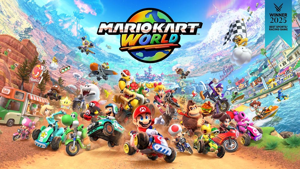 Capa de Mario Kart World para Nintendo Switch 2