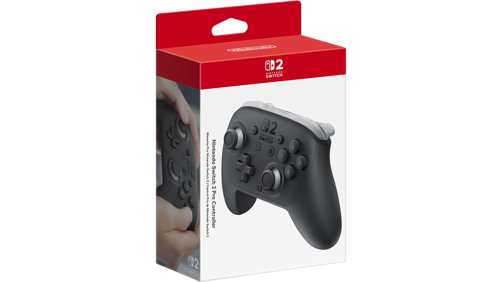 Controle Pro do Nintendo Switch 2 em sua embalagem